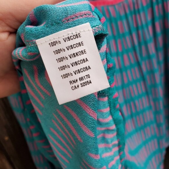 Anthropologie Blnk London Blue Pink Floral Top - Picture 9 of 9